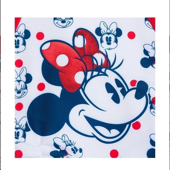 𝅺Girls Minnie mouse bikini with rash guard - Picture 3 of 7